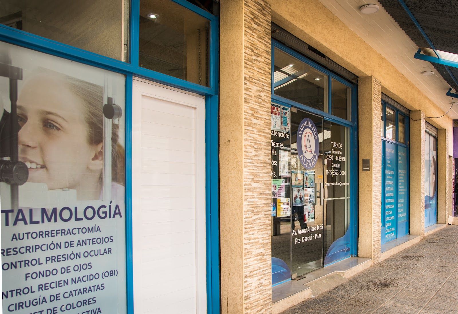 Frente de Consultorios Alfaro en Av. Aráoz Alfaro 1485, Presidente Derqui